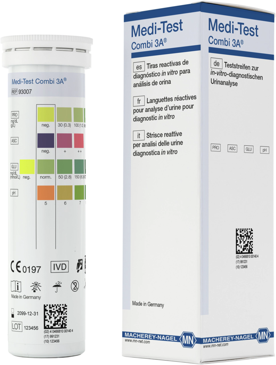 MEDI-TEST Combi 3A Urinteststreifen (Macherey-Nagel)