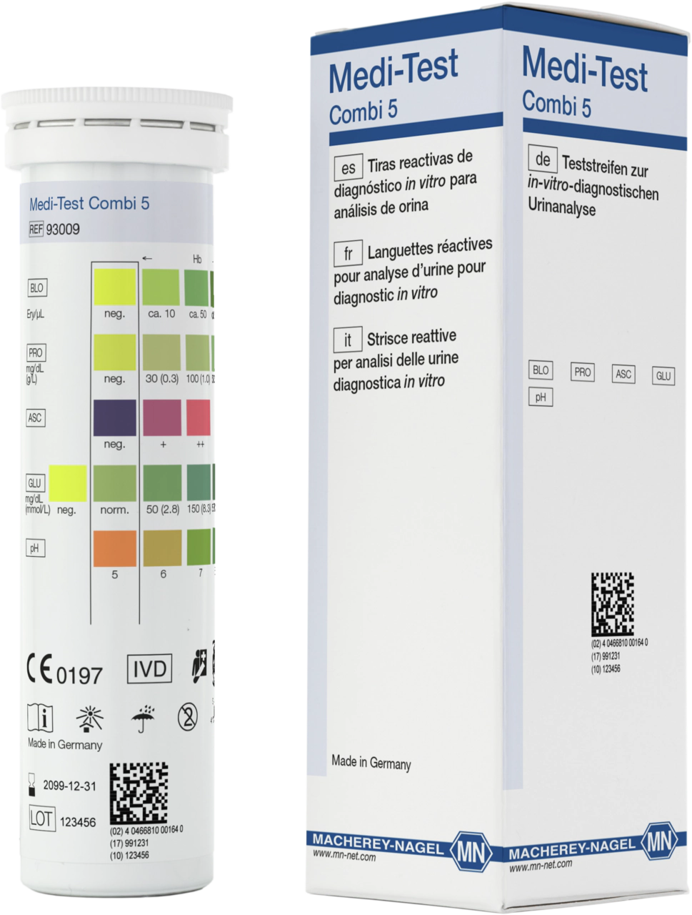 MEDI-TEST Combi 5 Urinteststreifen (Macherey-Nagel)