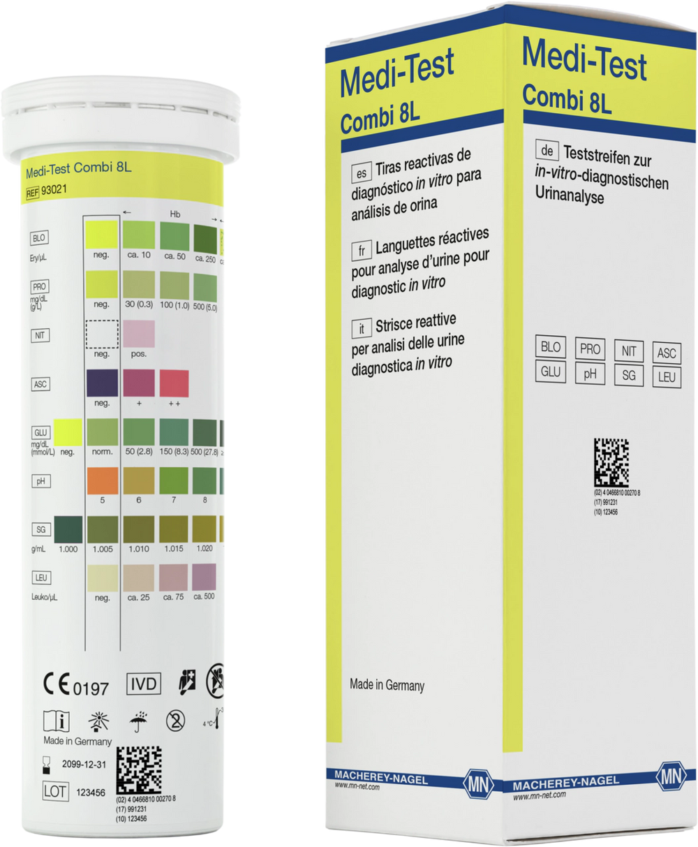 MEDI-TEST Combi 8 L Urinteststreifen (Macherey-Nagel)