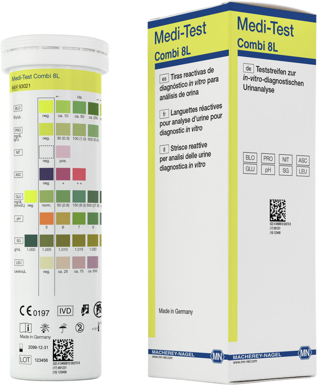 MEDI-TEST Combi 8 L Urinteststreifen (Macherey-Nagel)
