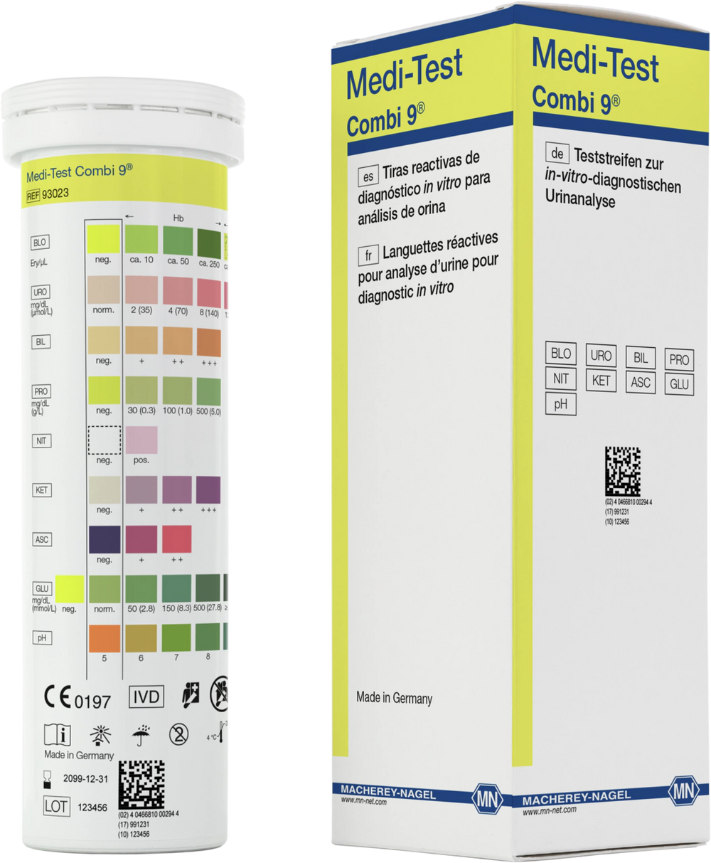 MEDI-TEST Combi 9 Urinteststreifen (Macherey-Nagel)