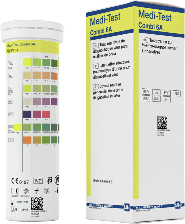 MEDI-TEST Combi 6A Urinteststreifen (Macherey-Nagel)