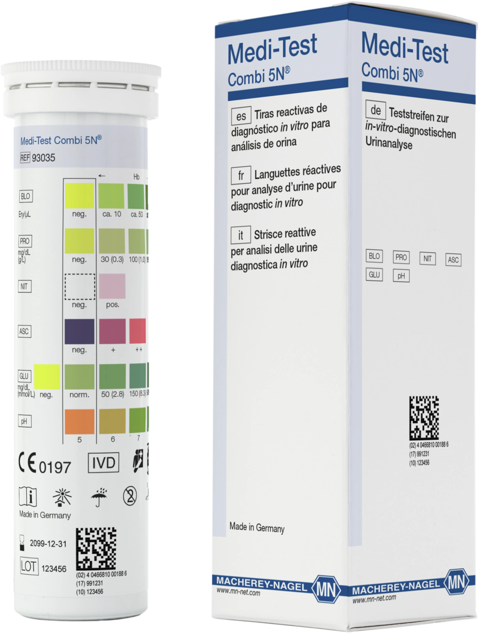 MEDI-TEST Combi 5 N Urinteststreifen (Macherey-Nagel)