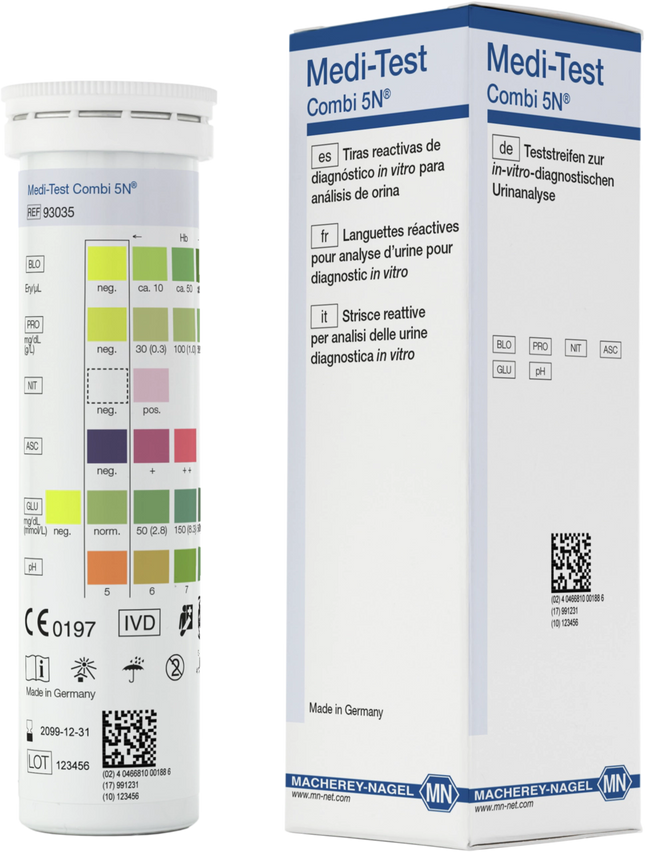 MEDI-TEST Combi 5 N Urinteststreifen (Macherey-Nagel)