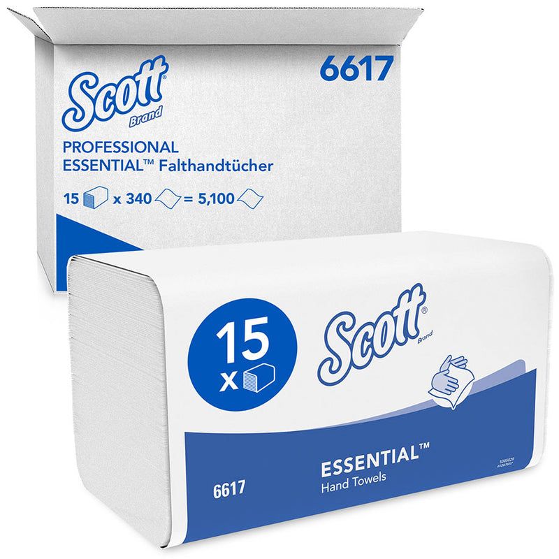 Towels Scott Natura C-fold, 2-ply, 25x50cm