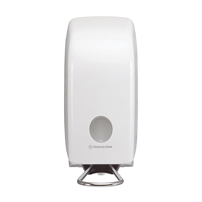 AQUARIUS Spender für Handreiniger mit Armhebel, 1L (23,7x11,5x24,7cm)