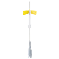 Safety-Multifly Needles for S-Monovette 20G Yellow 0.9x19mm, 80mm Tubing
