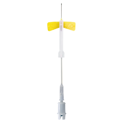 Safety-Multifly Needles for S-Monovette 23G Blue 0.6x19mm, 80mm Tubing
