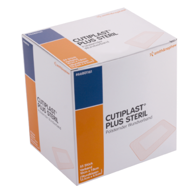 Cutiplast Plus steril 10x7,8cm (55 Stück)