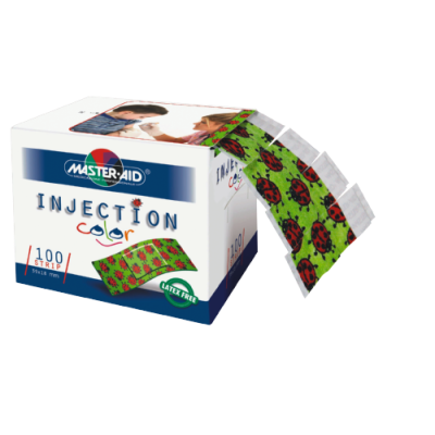 Injectionspflaster Master Aid, 3,8cm x 1,8cm Marienkäfer, color