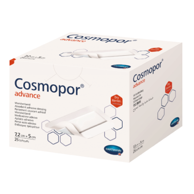Cosmopor Advance 7,2x5cm, einzeln eingesiegelt, steril