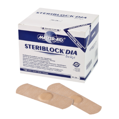 Steriblock Dia beige, Stretch, 95x28mm