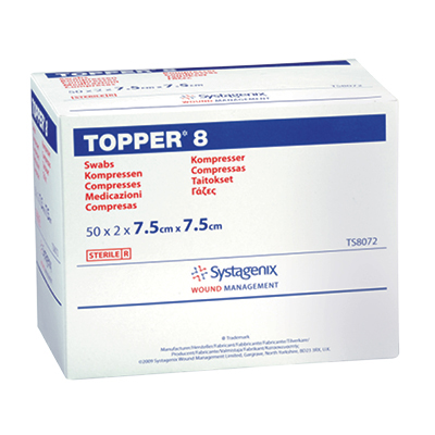 TOPPER 8 5,0 x 5,0 cm sterile Kompresse