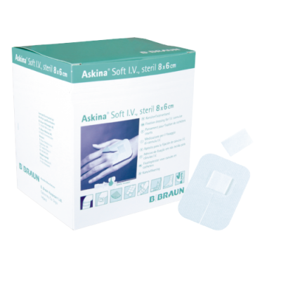 Askina Soft I.V. 8x6cm, sterile