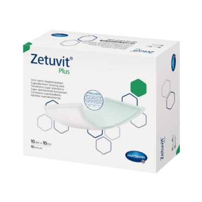 Zetuvit Plus 10x10cm, steril