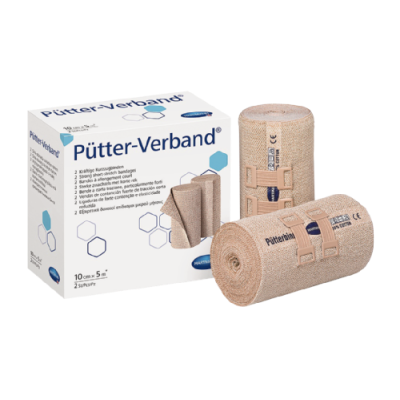 Pütter Bandage 10cmx5m, skin-colored