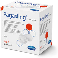 Pagasling Schlinggaze-Tupfer unsteril, pflaumengroß, Gr. 3