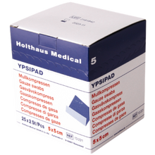 Ypsipad Gauze Swabs 5x5cm, sterile, 8-ply