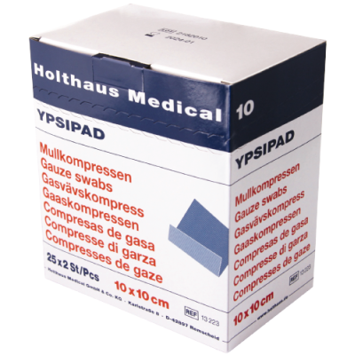 Ypsipad Mullkompressen 10x10cm steril, 8fach