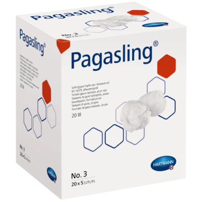 Pagasling Sling Gauze Swab sterile, plum size Gr. 3