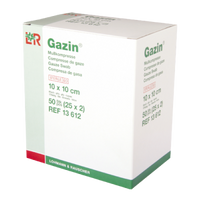 Gazin-Kompressen 10x20cm, steril, 8fach