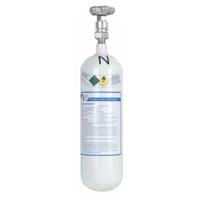 O2 cylinder filled with residual pressure valve steel 2l