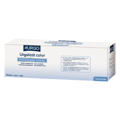 Urgolast color mix 8cmx5m, in red, green, blue