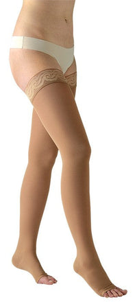 Avicenum PHLEBO 360 COTTON Schenkelstrümpfe Lace Seitenansicht