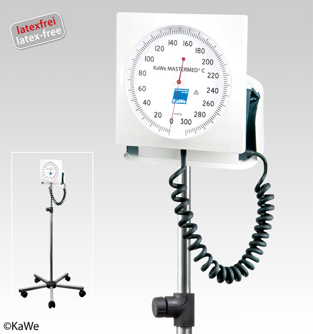 Blutdruckmessgerät KaWe MASTERMED® A2+ mit Metallring, Ø60mm, 2-Schlauch, inkl. Erwachsenenmanschette