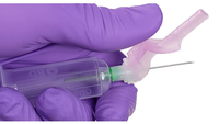 Vacutainer Eclipse Safety Needles, Sterile, 22G Black 0.7x32mm
