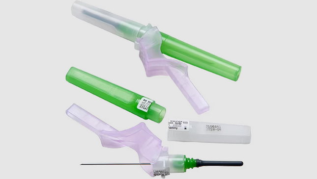 Vacutainer Eclipse Safety Needles, Sterile, 22G Black 0.7x32mm