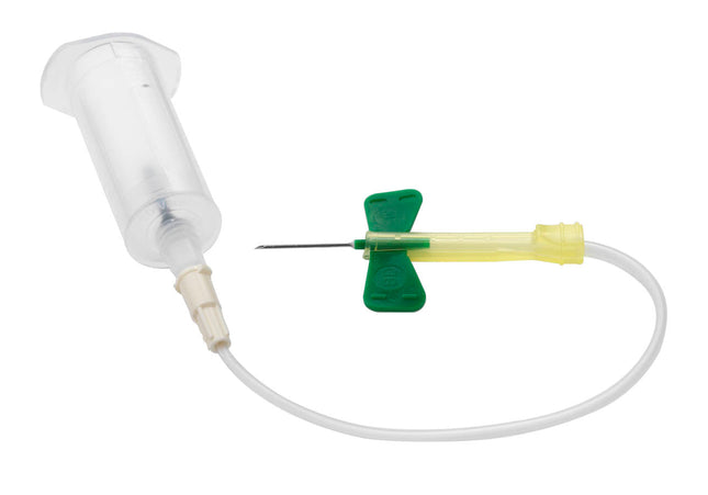 Vacutainer Safety-Lok Blood Collection Set 21G 3/4 Green