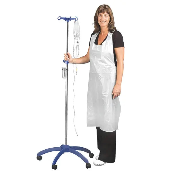 medimex PE-Schürzen classic plus, gehämmert, 75 x 160 cm, weiß, einzeln gelegt
