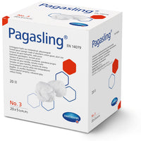 Pagasling gauze swabs sterile, plum-sized, size 3