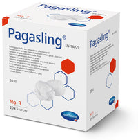 Pagasling gauze swabs sterile, plum-sized, size 3