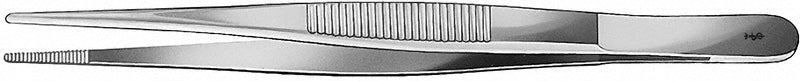 Anatomische Pinzette mittelbreit, 14,5cm