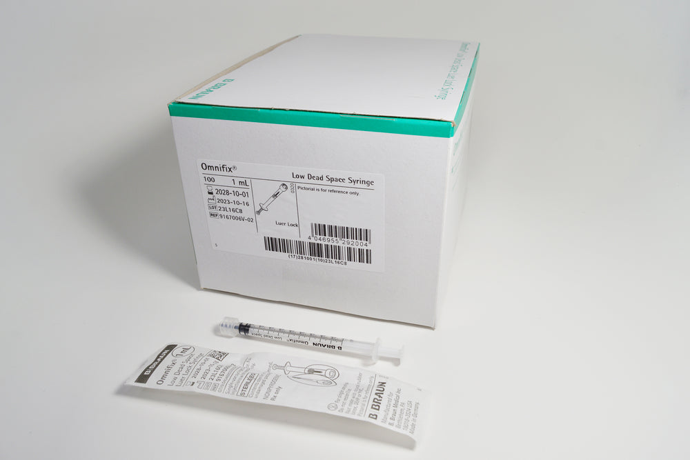B. Braun Omnifix Luer Lock Spritzen Nahaufnahme