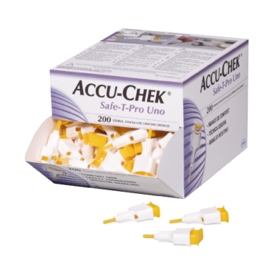 Accu-Chek Safe-T-Pro Uno, sterile Einmalstechhilfe