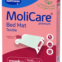 Moli Care® Premium Bed Mat Textile 7 Tropfen (mit Flügeln) 75 x 85