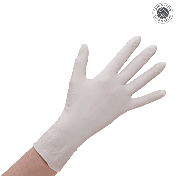wiroSMOOTH P, Latex Handschuhe, weiß, XL gepudert
