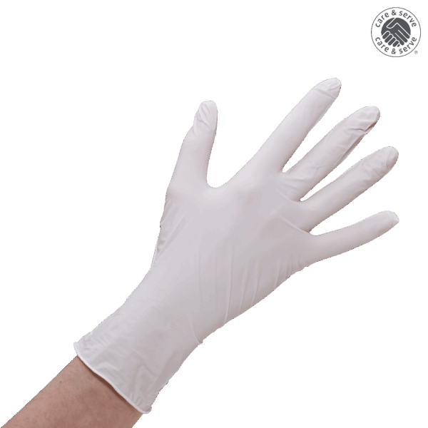wiroTOUCH PF, Nitrile Gloves, White, XL Powder-Free
