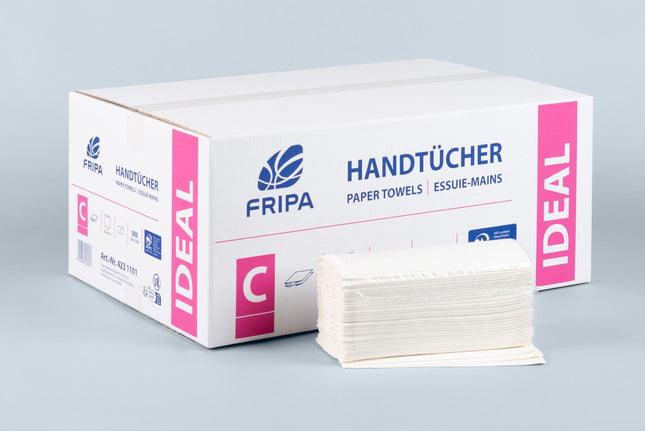 Papierhandtücher fripa Ideal 25x33cm, C-Falzung