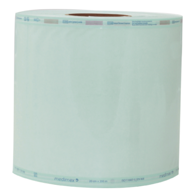 medimex transparent tubing without side gusset 200mm x 200m