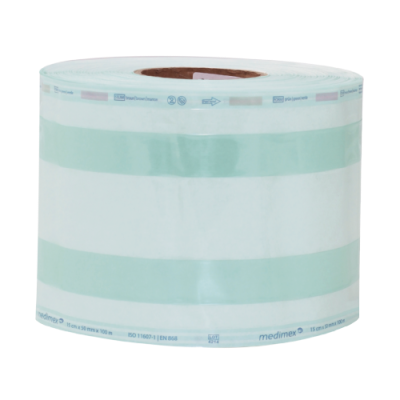 medimex Clear Tubing with Side Gusset 150mm x 050mm x 100m