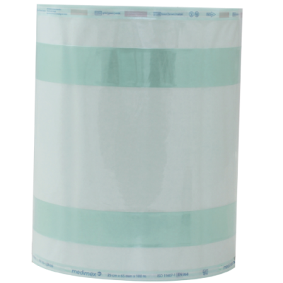 medimex Clear Tubing with Side Gusset 250mm x 065mm x 100m