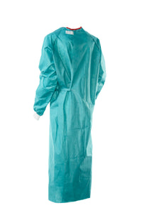Patient Cape, PE FILM + TISSUE, 60x54cm, light green
