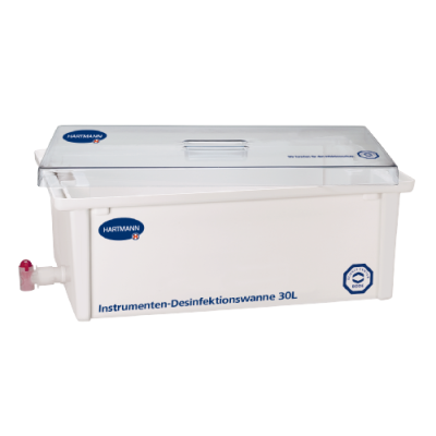 Instrumentenwanne 30Ltr. mit Auslaufhahn, L615xB400xH220mm