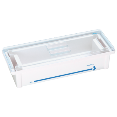 Instrumentenwanne 5Ltr. komp. m. Deckel transparent
