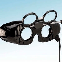 Frenzel-Brille Modell 502 mit aufklappbaren Glaesern - DEHAG