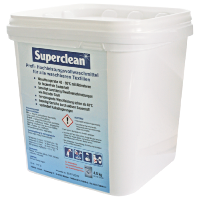 Superclean - Profi-Hochleistungs-Vollwaschmittel 4,5kg